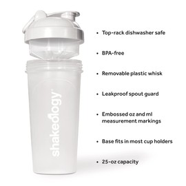Shakeology Premium Protein Shaker Cup, BPA Free, Leak Proof, 25oz | Shakeology