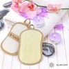 Almooni Premium Exfoliating Loofah Pad Body Scrubber, Made with Natural