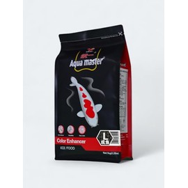 Aqua Master Koi Color Enhancer Food Large Pellet, 2.2-Pound