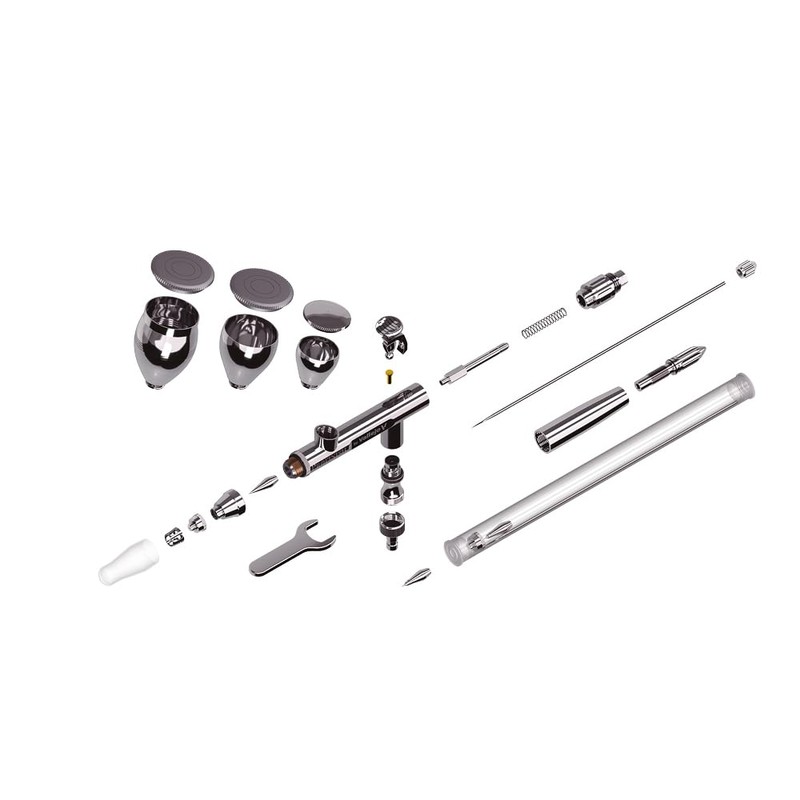 Vallejo Profinish Gravity-fed Dual-Action 2-in-1 Airbrush 90002