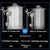 HEAD Modern 5-Setting Shower Head Combo, 10 Inch High Pressure