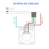 HeuxGir 86 * 86mm Smart Roller Shutter Switch，Rolladenschalter wlan Control