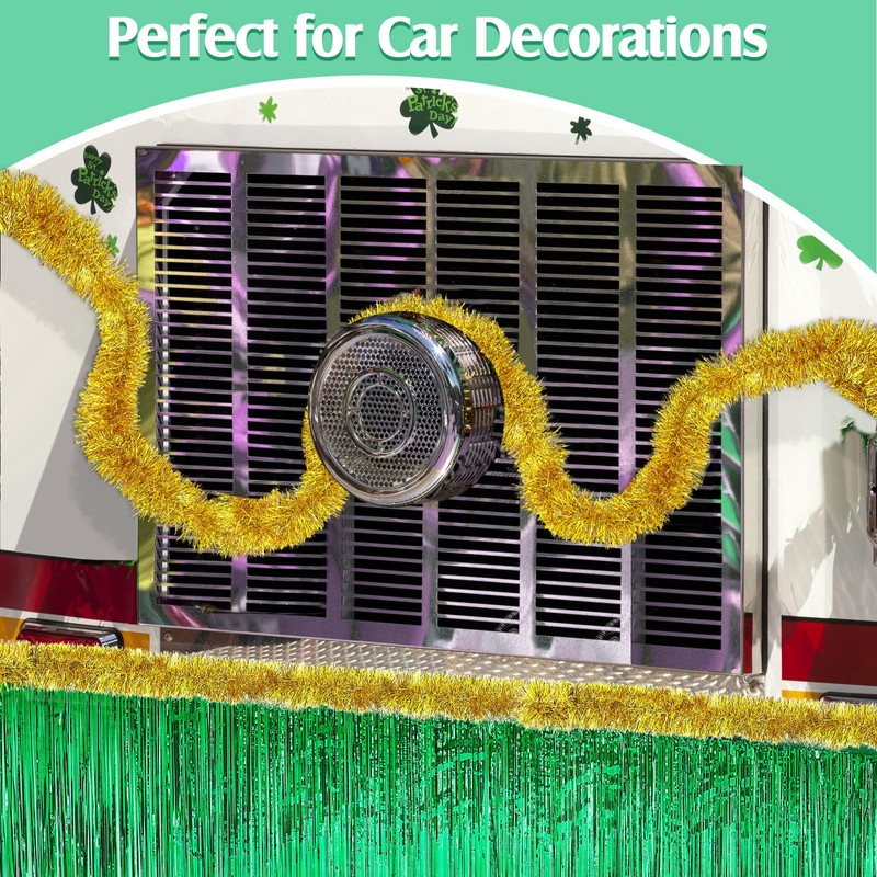 Crowye 10 Pcs St. Patrick's Day Parade Float Decorations St