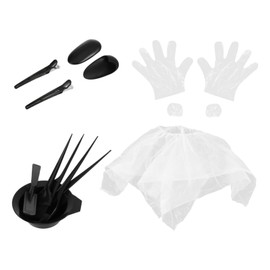 TOVINANNA 11pcs Professional Hair Dyeing Kit Reusable Salon Coloring Supplies Mixing Bowl Brush and Gloves for Home and Salon Use