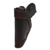 Barsony - Brown Leather IWB Holster + Magazine Pouch Compatible