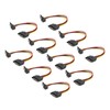10 Pack SATA Cables 15 Pin 90 Degree Male to