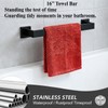 2 Packs 16 Inch Bathroom Towel Bar SUS304 Stainless Steel