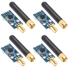 4Set CC1101 433MHz Wireless Transceiver Module with SMA Antenna Supports 315/868/915MHz Frequency Bands, High Sensitivity RF Module for IoT and RF Projects