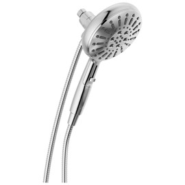 DELTA -FAUCET 7-Spray SureDock Magnetic Shower Head with Handheld Spray, Chrome Shower Head with Hose, Showerheads & Handheld Showers, Handheld Shower Heads, Hand Shower, Lumicoat Chrome 59410-PR-PK