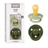 BIBS Colour Soother 2-Pack, BPA Free Dummy Pacifier, Round Nipple.
