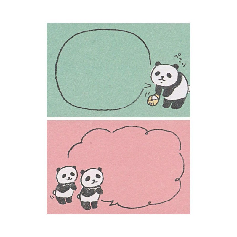 Cute Onegai Fusen 40 Pieces [Panda] QF164