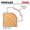 Freud Quadra-Cut Radius Rounding Over Bit with Perma-Shield Coating for