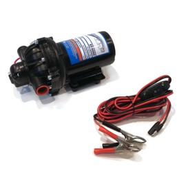 The ROP Shop New 4.0 GPM 60 psi 12 Volt Diaphragm ON Demand Water Pump w/Wire Power Harness