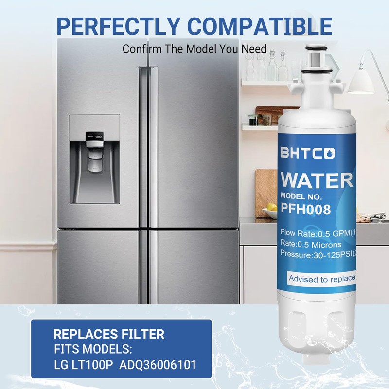 Refrigerator Water filter for LG LFXC24726S/D, LFXS29766S, LFX25991ST, LMXS27626S, LFX28978ST/W,