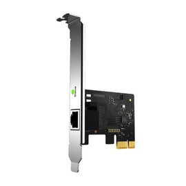 Mercusys MA210E Gigabit PCIe Netzwerkkarte für PC, Wake-on-LAN, Energieeffizientes Ethernet, Flusskontrolle, kompatibel mit Windows