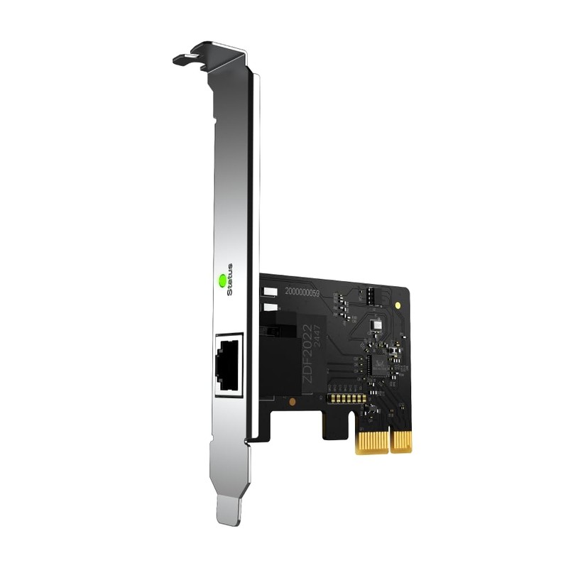 Mercusys MA210E Gigabit PCIe Netzwerkkarte für PC, Wake-on-LAN, Energieeffizientes Ethernet,