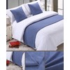 Mengersi - Funda protectora para cama sólida para recámara, hotel,