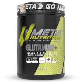 Meta Nutrition Glutamina Micronizada de Alta Pureza, 1Kg, 200 servicios. Post-workout