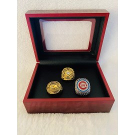 EBSportsRings.com 3 PCS Chicago Cubs World Series Ring Set W Box,  SHIP 1907/08/2016