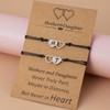 2/3/4Pcs Custom Mother Daughter Initial Bracelets, Gifts for Mom Daughter,