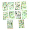 Minkissy 10sheets Nail Art Stickers for Women Creative Festival Decals