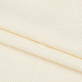 BENECREAT Cream Corduroy Fabric, 39x61 Inch DIY Sewing Crafts Materials Corduroy Upholstery Fabric for Sewing Coat Shirt Dress Pants Costume Sofa DIY