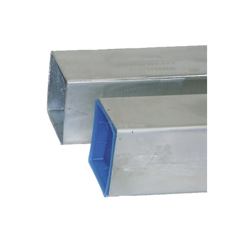 Square Galvanized Sleeves for 3'' Square Tennis Posts