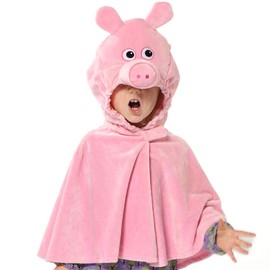 PRETEND TO BEE Pig Cape Fancy Dress Costume for Kids, 3-7 Years