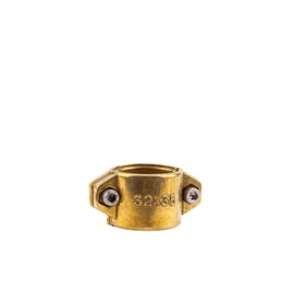 Gardena Brass Hose Clamp for Attaching Suction or High Pressure Hoses, Fits 32mm (1 1/4") Hoses (7212-20)