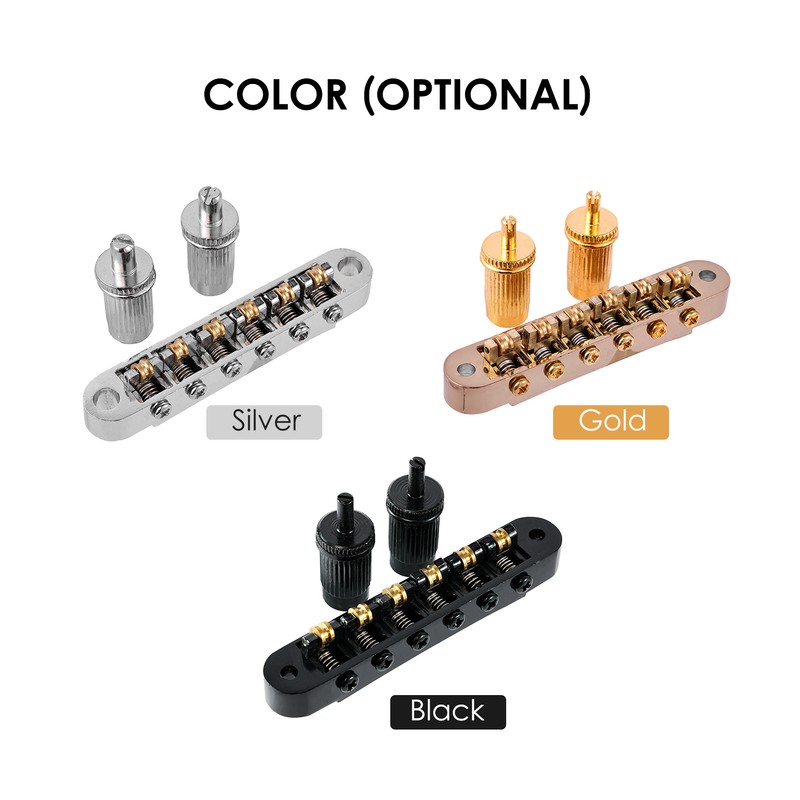 Guitar Roller Saddle Bridge Guitar Saddles Professional Saddle Bridge for