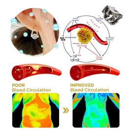 Lymphvity Germanium Earrings for Women Atheniz Lymphatic Earrings Lymphatic Drainage Earrings Jewelry for Women (Silver)
