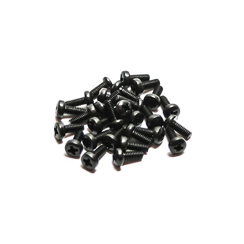 Eurorack Module Screws - 100 Screws (3mm x 7mm, Black)