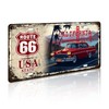 Route 66 California USA State License Plate, 6x12 Inch