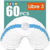 AZEN 60 Pack Freestyle Sensor Covers for Libre 2/3,Waterproof Sensor