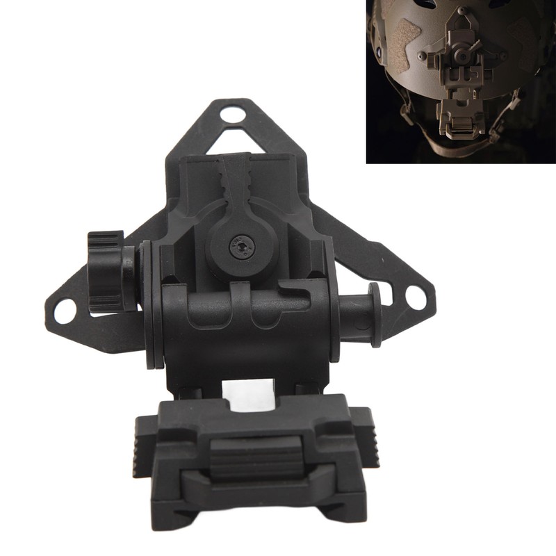 Night Vision Helmet Mount Foldable Adjustable Simple Operation Wide Compatibility