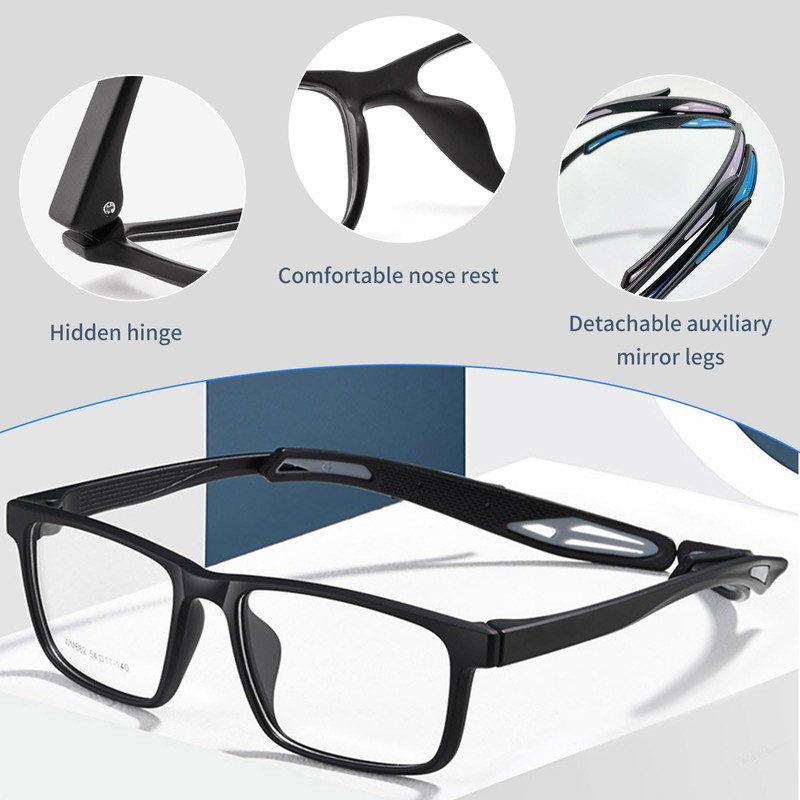SooGree Men Sports Protective Glasses Pickleball Football Sports Goggles
