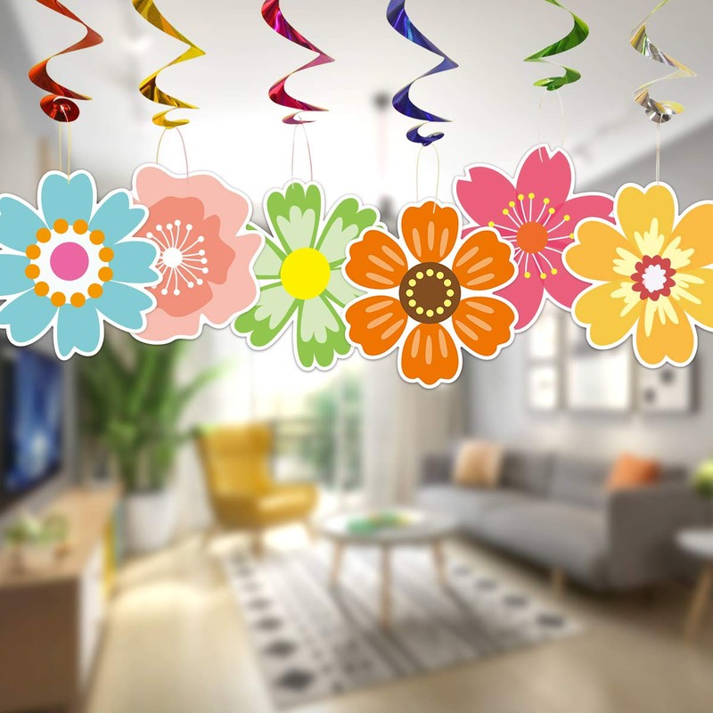 Ceiba Tree 54 Pcs Flower Cutouts Summer Flowers Bulletin Board