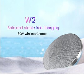 Blackview Wireless Charger(2023), Qi-Certified 30W Max for Smartphone/Phone/Blackview Phone(No AC Adapter)