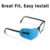 2 Pack Eye Patch for Glasses, Reusable Left & Right