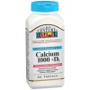 21st Century Calcium 1000mg + D Tablets 90ct