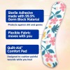 Band-Aid Flexible Fabric Bandages, Wildflower Design, Assorted Sizes, 30 pcs