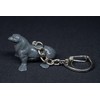 Miniblings Seal keychain pendant key ring dark gray
