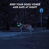NOVKIN LED Dog Collar, Rechargeable Light Up Dog Collars,IP67 Waterproof