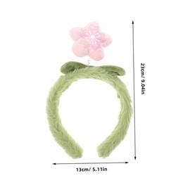 FOMIYES 2pcs Plush Headband for Makeup Hoop for Women Adorable Face Washing Hair Accessories for Spa and Daily Use