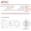 APIELE 22 mm locking pressure switch 12 V DC 10