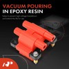 A-Premium Red Engine Ignition Coil Pack Compatible with Subaru Forester
