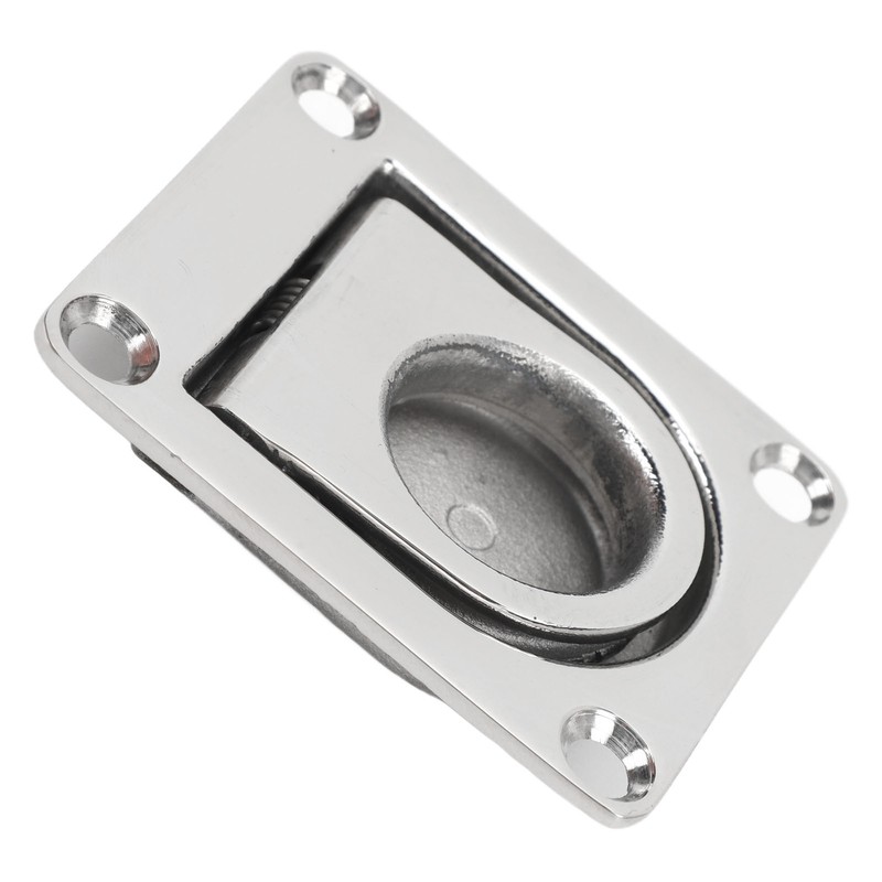 Hatch Pull Handle Stainless Steel 67mm X 56mm Flush Lifting