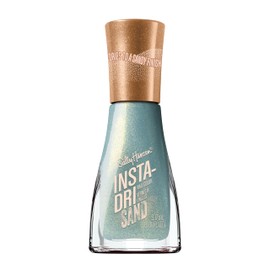 Sally Hansen Insta-Dri Sand, Emerald Dunes, Quick Dry, Long Lasting, Opaque, Textured Blue Nail Polish