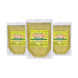 Yauvanya Original Indian Rajasthani Pure and Natural Henna (Mehndi) for Hair | Natural hair color | No chemicals - 3X100 gms