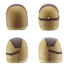 full lace wig cap for making wigs (Brown, Small 21.5inch)